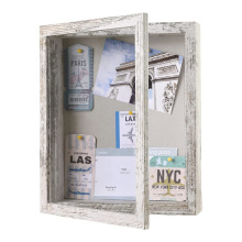 Amazon New Releases in Shadow Boxes 8x10 MDF cheap custom rustic white Large  Shadow Box Frame with Linen Back